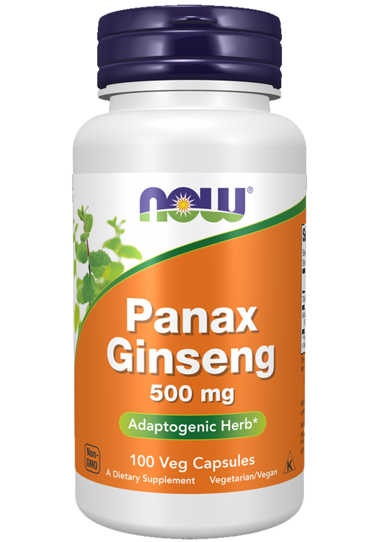 Panax Ginseng 500 mg 100 Veg Capsules